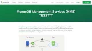 MongoDB Management Services (MMS) TESSTTT | MongoDB