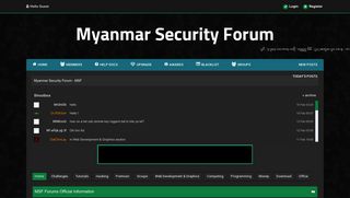 Myanmar Security Forum - MSF