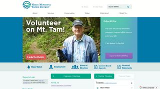 Marin Municipal Water District - Official Website | Official Website