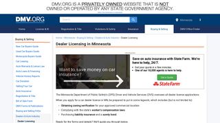 Minnesota Car Dealer Licensing Requirements | DMV.ORG