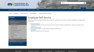 Employee Self Service - Minnesota.gov