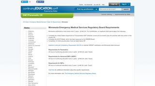 Minnesota Emergency Medical Services Regulatory Board ...