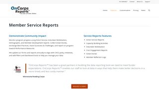 Member Service Reports - OnCorps Reports