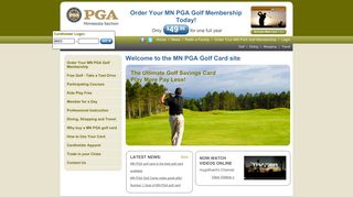 Minnesota PGA Golf Card