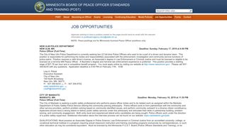 Job Opportunities - Job Opportunities