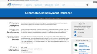 Minnesota Unemployment Insurance | Benefits.gov