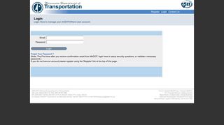 Login - Minnesota Department of Transportation - MnDOT