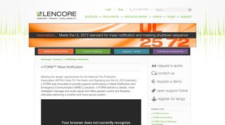 Lencore | System Solutions for Mass Notification and Emergency ...