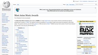Mnet Asian Music Awards - Wikipedia