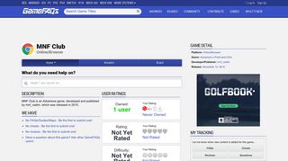 MNF Club for Online/Browser - GameFAQs