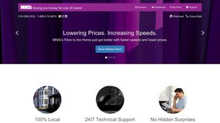 MNSi - Local Internet at Fibre Speed with Home Phone