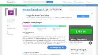 Access webmail.mnsi.net. Login to WebMail
