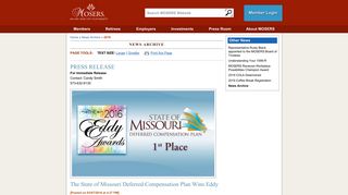 MOSERS - The State of Missouri Deferred Compensation Plan Wins ...
