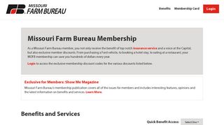 Benefits & Services | Missouri Farm Bureau Federation