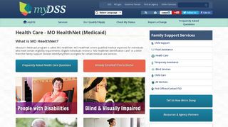 Health Care - MO HealthNet (Medicaid) | mydss.mo.gov