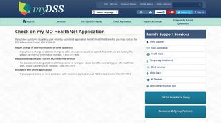 Check on my MO HealthNet Application | mydss.mo.gov
