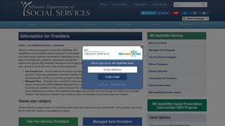 Provider Information| Missouri Department of Social Services, MO ...