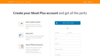 Signup | Moat