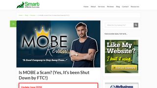 Is MOBE a Scam? (Yes, It's been Shut Down by FTC!) - Smart Affiliate ...