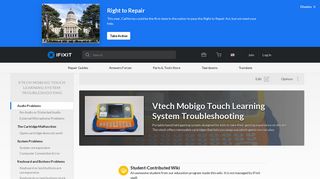 Vtech Mobigo Touch Learning System Troubleshooting - iFixit