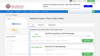 Mobikwik Coupons, Promo code, Offers & Deals - UPTO 100% OFF ...