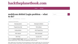 mobilcom debitel Login problem - what to do? - hacktheplanetbook.com