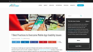7 Best Practices to Overcome Mobile App Usability Issues