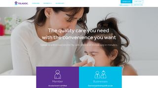 Teladoc | Talk to a doctor in minutes.