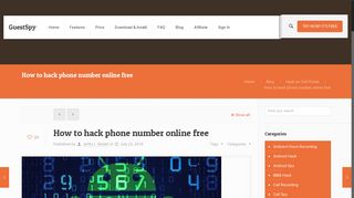 How to hack phone number online free - GuestSpy