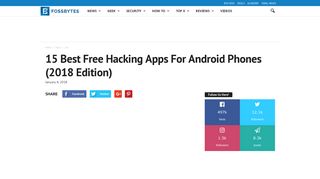 15 Best Free Hacking Apps For Android Phones (2018 Edition)