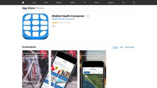 Mobile Health Consumer on the App Store - iTunes - Apple