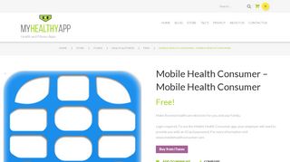 Mobile Health Consumer - Mobile Health Consumer - My Healthy App