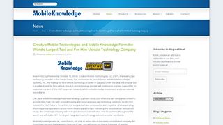Creative Mobile Technologies and Mobile Knowledge Form the ...