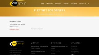 CMTgroup | FleetNet for Drivers - Creative Mobile Technologies