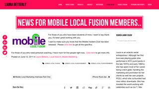 News for Mobile Local Fusion Members.. - Laura Betterly