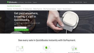 Mobile Credit Card Processing & Payments | QuickBooks GoPayment