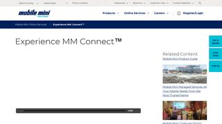 MM Connect™ - Customer Portal | Mobile Mini