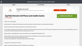 Free SpyHide Remote Cell Phone and mobile tracker app not ... - GetJar