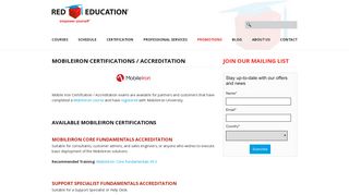 MobileIron Certifications / Accreditation - Red Education