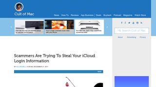 Scammers Are Trying To Steal Your iCloud Login Information | Cult of ...