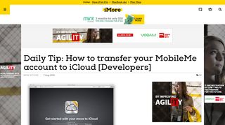 Daily Tip: How to transfer your MobileMe account to iCloud - iMore