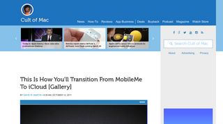 This Is How You'll Transition From MobileMe To iCloud [Gallery] | Cult ...