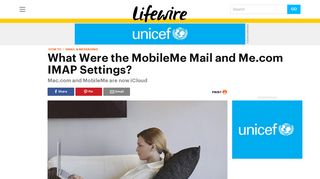 What Were the MobileMe Mail and Me.com IMAP Settings? - Lifewire
