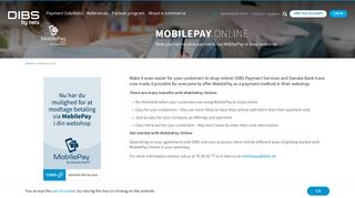 MobilePay Online - DIBS
