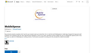 Get MobileXpense - Microsoft Store