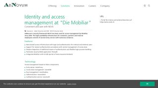 AdNovum - Identity and access management at 