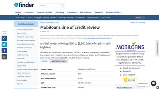 Mobiloans line of credit review January 2019 | finder.com