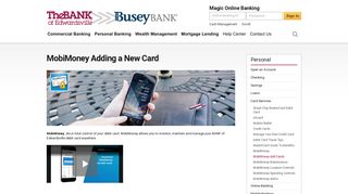 MobiMoney Add Cards - TheBANK of Edwardsville