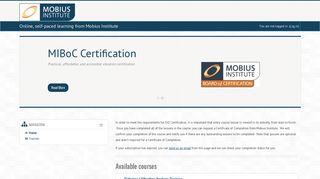 Mobius Institute Online Learning