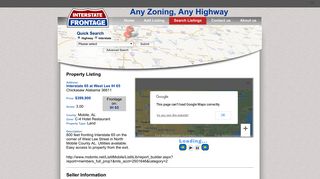 Interstate Frontage Property Search: Land Property in Mobile, AL ...